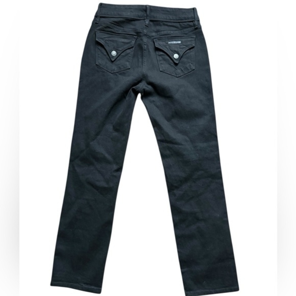 Hudson Ladies' Mid-Rise Slim Straight Leg Jeans, Black, Size 4 .